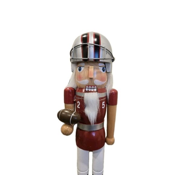 New Large Football Player Christmas Holiday Nutcracker Room Decor